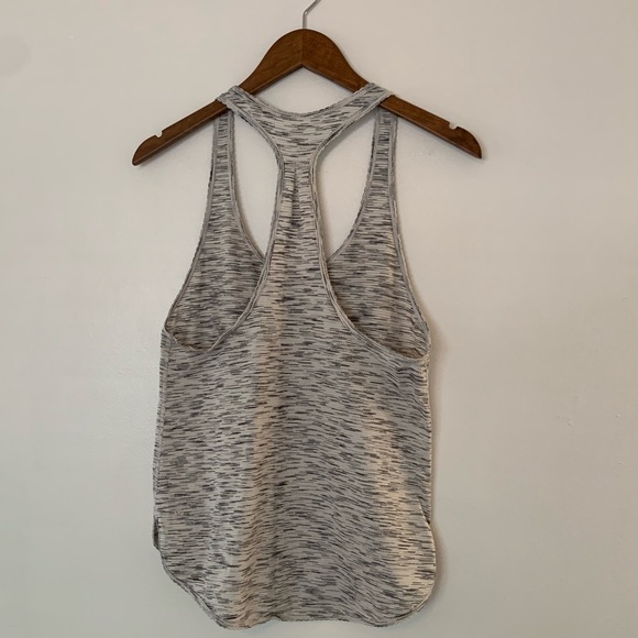 Lululemon 105 F Singlet in Tiger Space Dye Black White - Picture 5 of 7